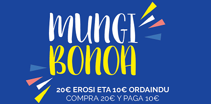 Imagen CONVOCATORIA DEL PROGRAMA “MUNGIBONOA 2024” PARA EL ESTÍMULO AL CONSUMO...