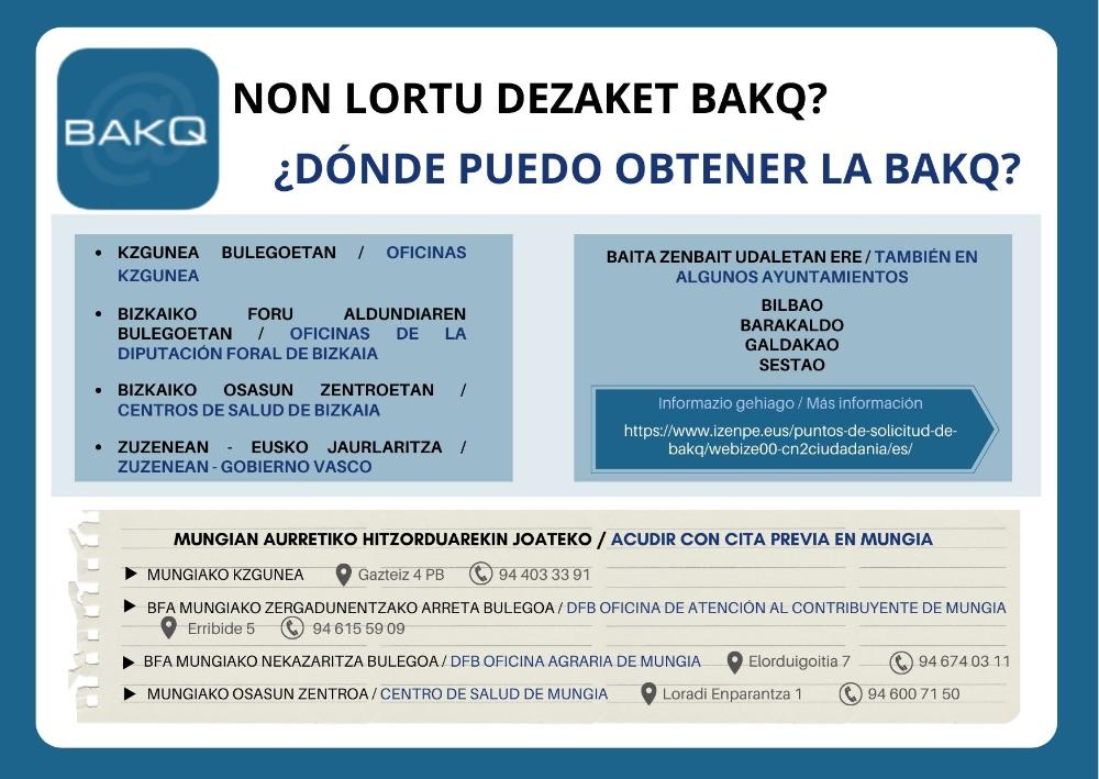 Imagen BAKQ LORTZEKO PUNTUAK MUNGIAN