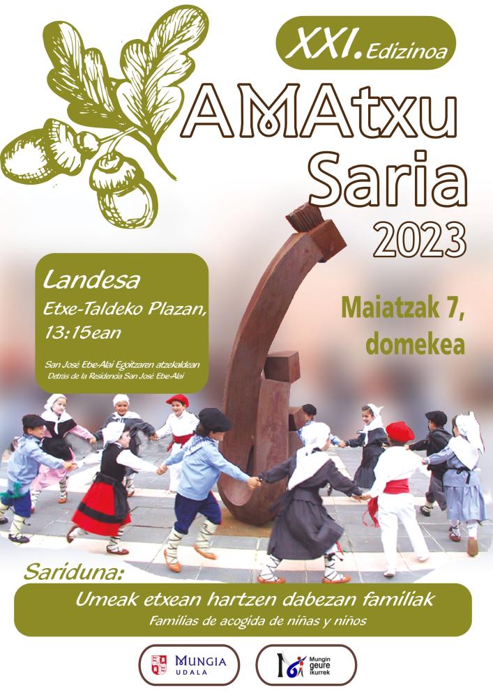 Imagen El Ayuntamiento de Mungia entrega el AMAtxu Saria a las familias  acogedoras de niñas y niños