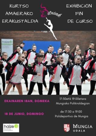 Exhibición de gimnasia rítmica