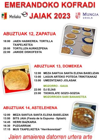 Emerandoko Kofradi Jaiak 2023!