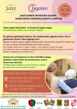 Jornada: "El papel de las mujeres en los cuidados"