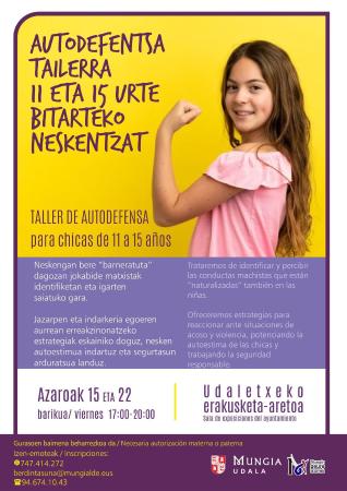 AUTODEFENSA FEMINSTA PARA CHICAS DE 11 A 15 AÑOS