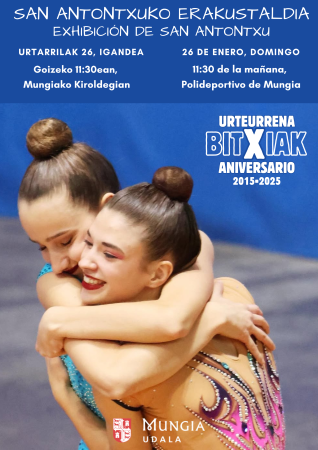Exhibición de San Antontxu - gimnasia rítmica