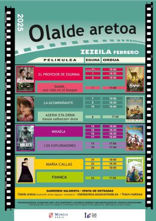 ¡Cine de febrero en Olalde aretoa!
