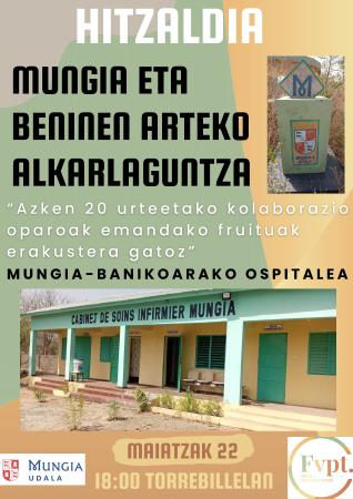 Charla - Cooperación entre Mungia y Benín