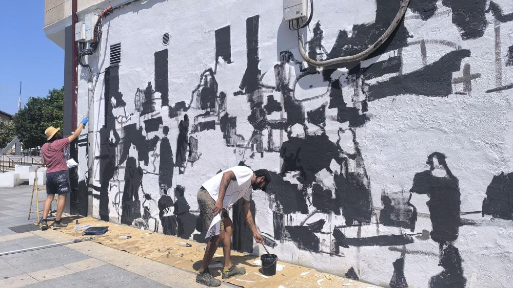 Imagen Comienza la transformación artística de fachadas con dos murales que...