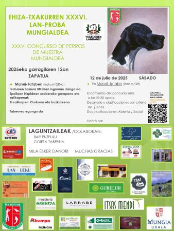 XXXVI concurso de perros de muestra Mungialdea