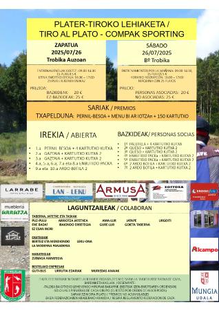 Plater tiroko-lehiaketa Compak Sporting modalitatean