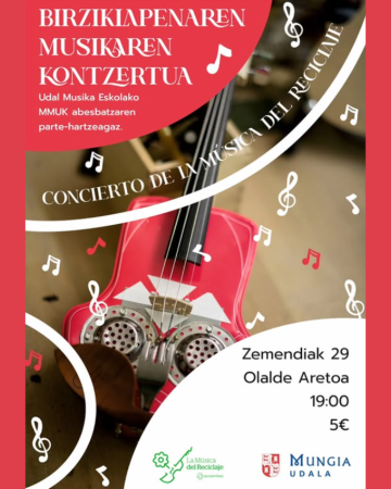 Concierto de la música del reciclaje