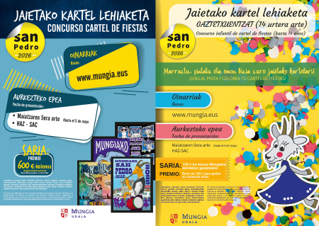 Imagen Concurso de carteles de las fiestas de San Pedro 2026 y Concurso infantil de carteles de fiestas (hasta 14 años)