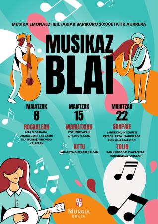 Imagen Mungia pone en marcha una nueva edición del programa Musikaz Blai los viernes de mayo