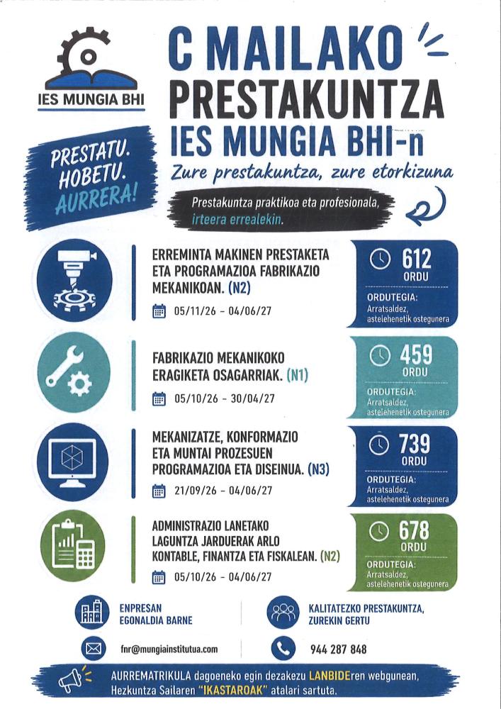 Irudia C MAILAKO PRESTAKUNTZA IES MUNGIA BHI-N